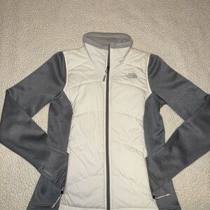 The North Face Women's Mashup Insulated White and Gray Jacket